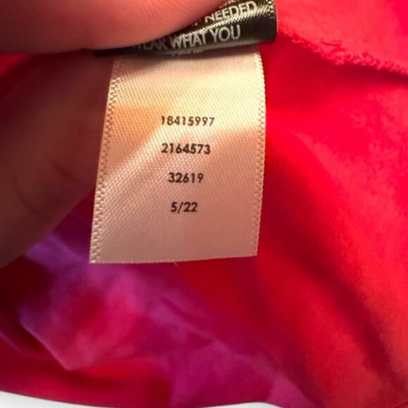 Women’s torrid 1 Hot Hot Pink Girlfriend Signature Jersey V-Neck Tee 14 16 1X - Picture 9 of 9